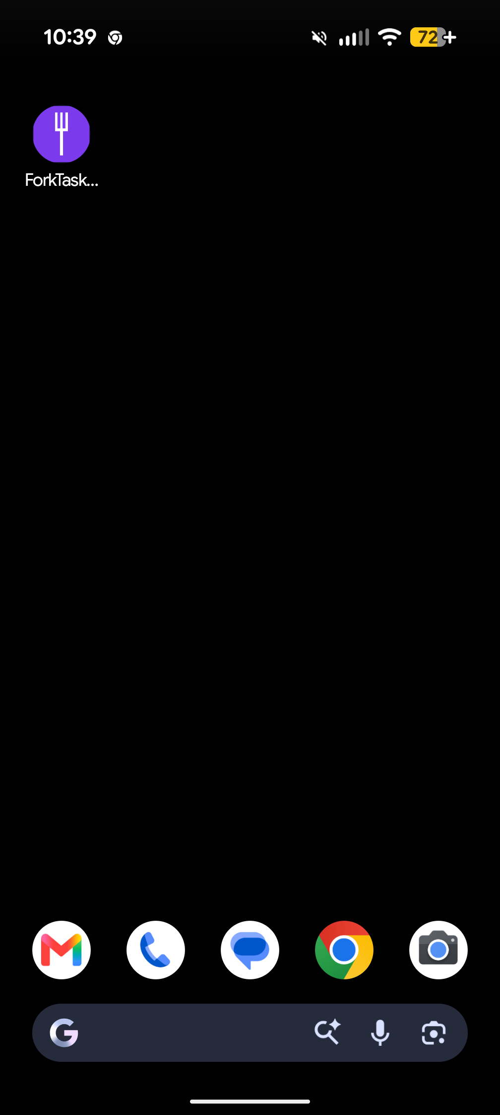 ForkTasker icon on Android home screen